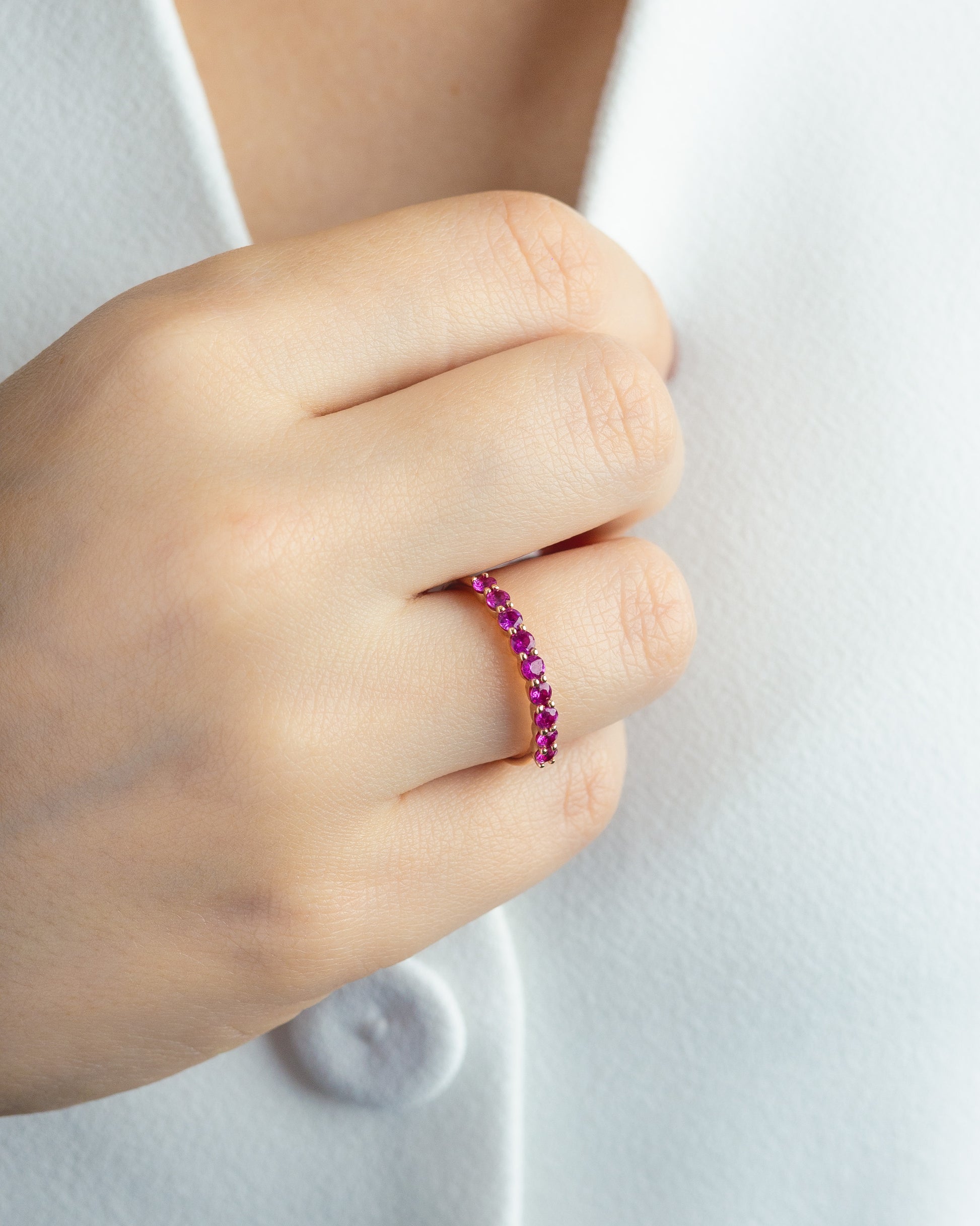 Churumbela Rubí - Oro Amarillo 14K