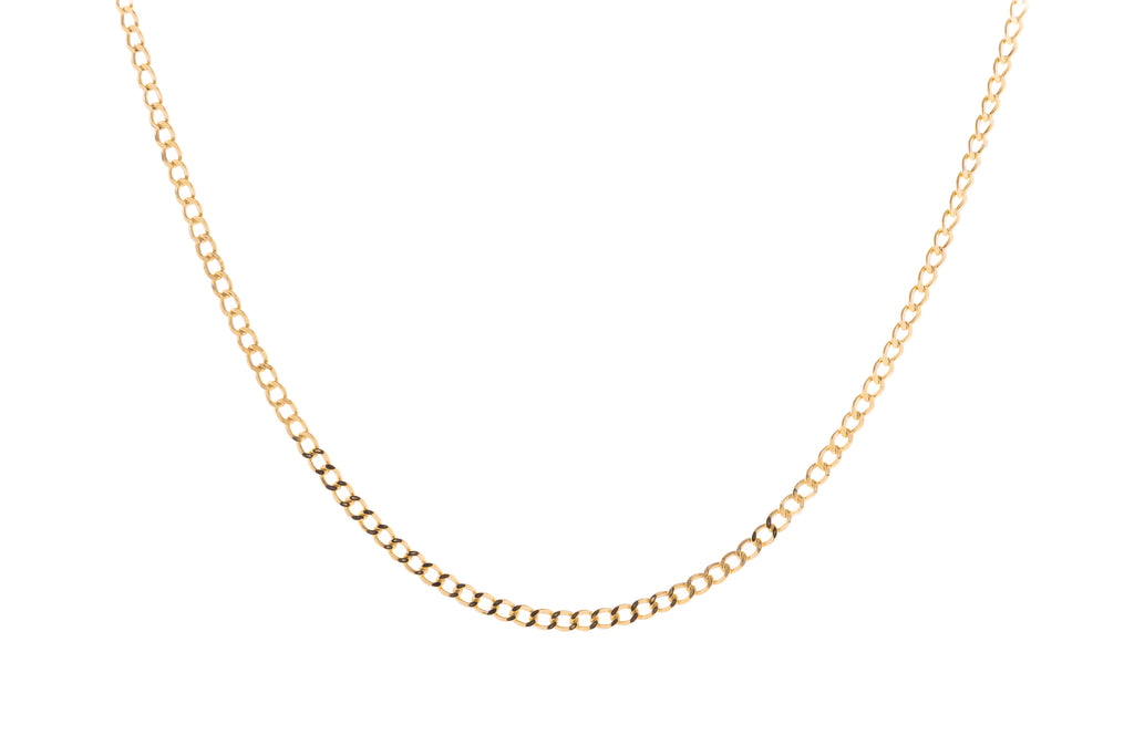 Cadena Barbada Oro Amarillo 14k