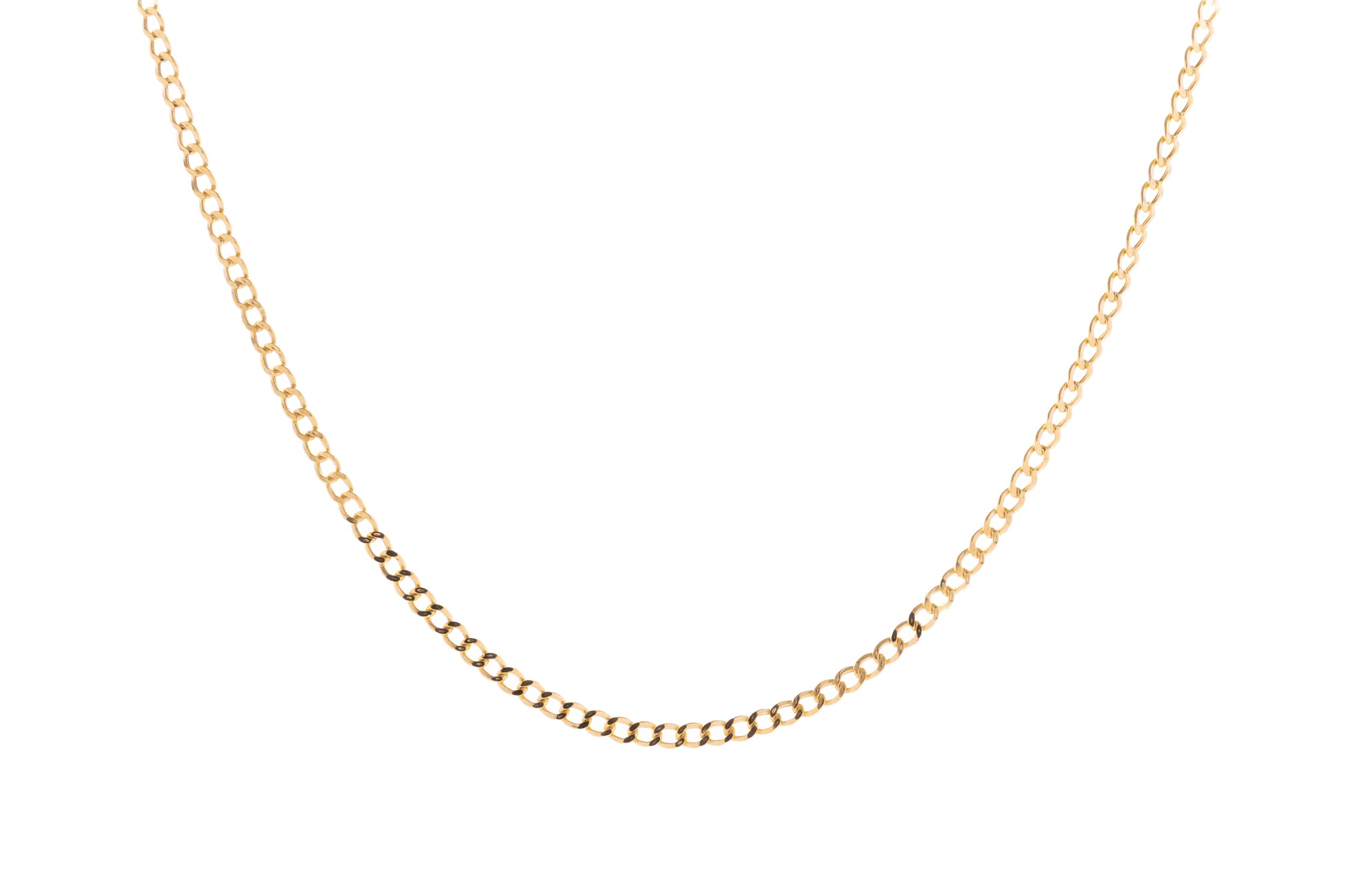 Cadena Barbada Oro Amarillo 14k