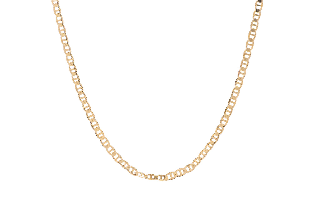 Cadena Eslabón Entrelazado Oro Amarillo 14k