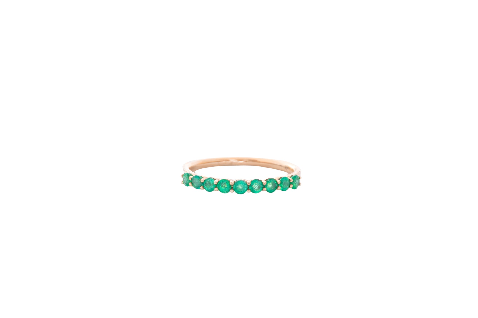 Churumbela de Esmeraldas - Oro Amarillo 14k